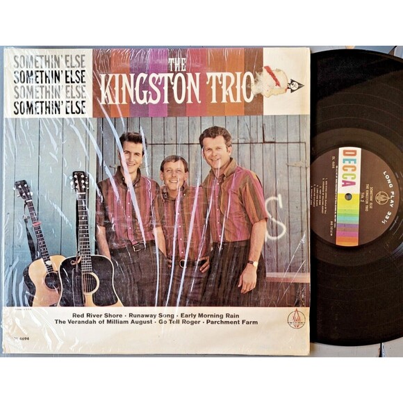 The Kingston Trio LP - Somethin' Else - Decca VG/VG Folk - Picture 1 of 2